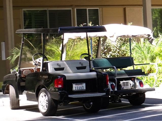 Russell Brand's Golf Cart