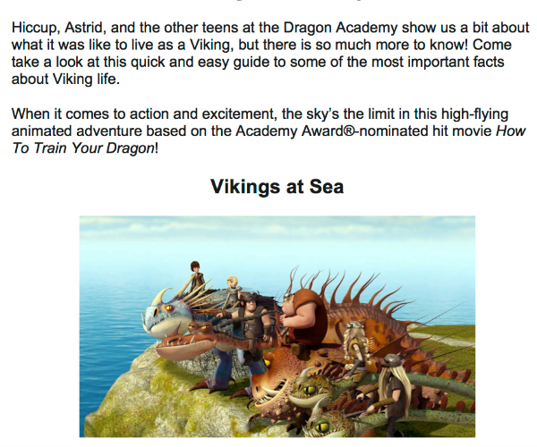Dragons Riders of Berk Vikings Feature
