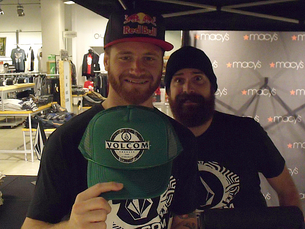 Volcom Event with Snowboarder Pat Moore at Macy's in Mission Viejo, CA