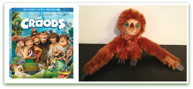 The Croods Blu-ray DVD Combo & Plush Belt