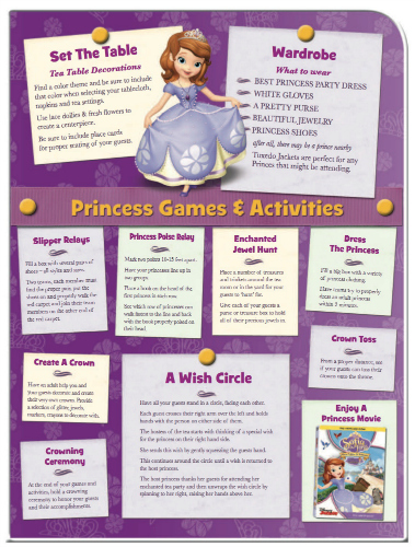 Sofia the First Printable Princess Party Games & Activities