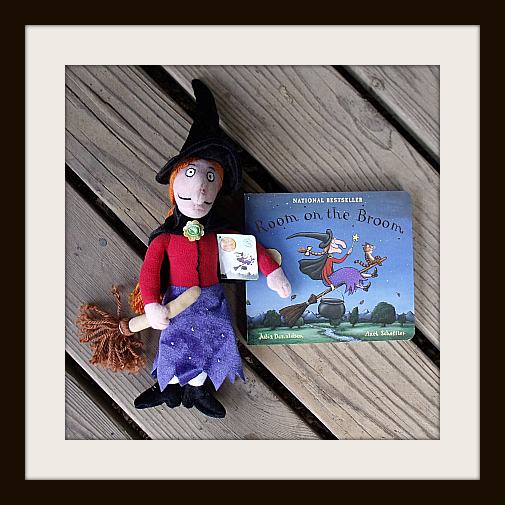 room on the broom witch soft toy