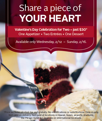 California Pizza Kitchen Valentine's Day Deal | Mama Likes This