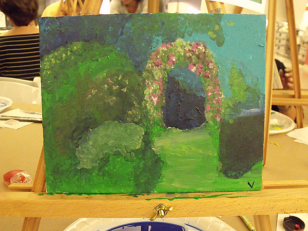 Macy's Secret Garden Painting Party - Pasadena, California