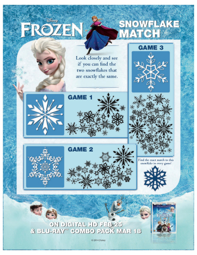 matching frozen game