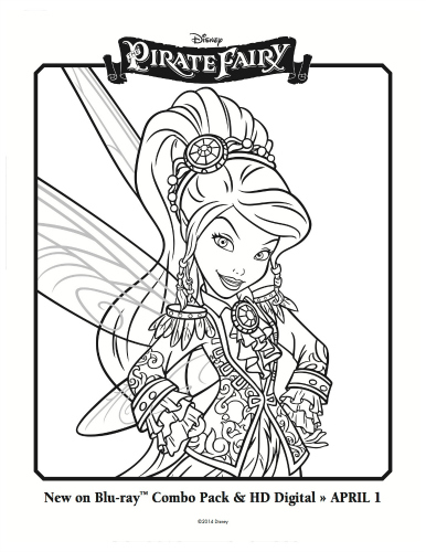 Disney Pirate Fairy Coloring Page