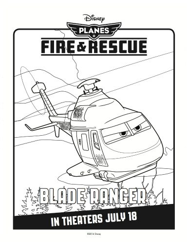 Disney Planes Fire Rescue Printable Coloring Page Blade Ranger Mama Likes This