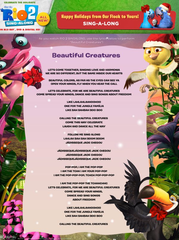 Beautiful Creatures Lyrics