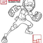 Free Printable Disney Big Hero 6 Coloring Page - Honey Lemon | Mama