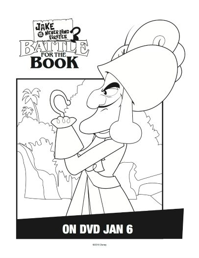 captain jake coloring pages