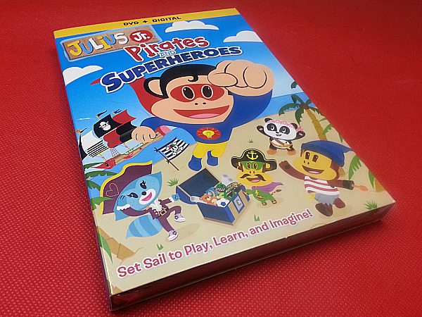 Julius Jr. Pirates and Superheroes DVD