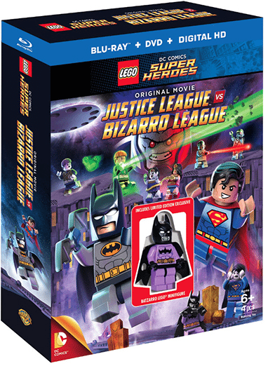 Lego Justice League vs. Bizarro League Blu-ray DVD Combo 