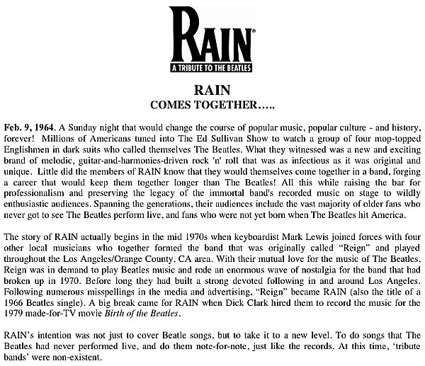 Rain Beatles Experience Fox Performing Arts Center Riverside California Mama Likes This