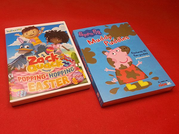 Peppa Pig and Zack and Quack DVDs