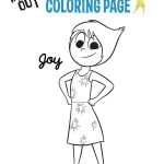 Disney Pixar Free Printable Inside Out Joy Coloring Sheet | Mama Likes This