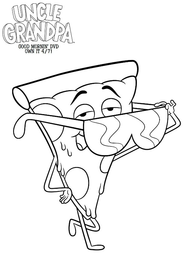 coloring pages of uncle grandpa