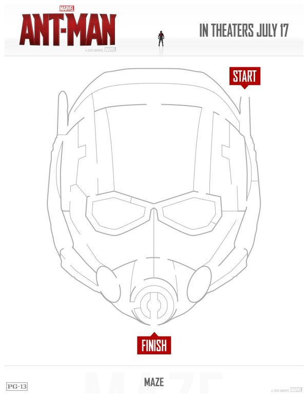 Marvel Ant-Man Printable Maze