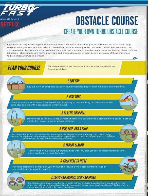 Create Your Own Turbo Obstacle Course