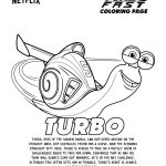 Turbo Fast Whiplash Coloring Page | Mama Likes This