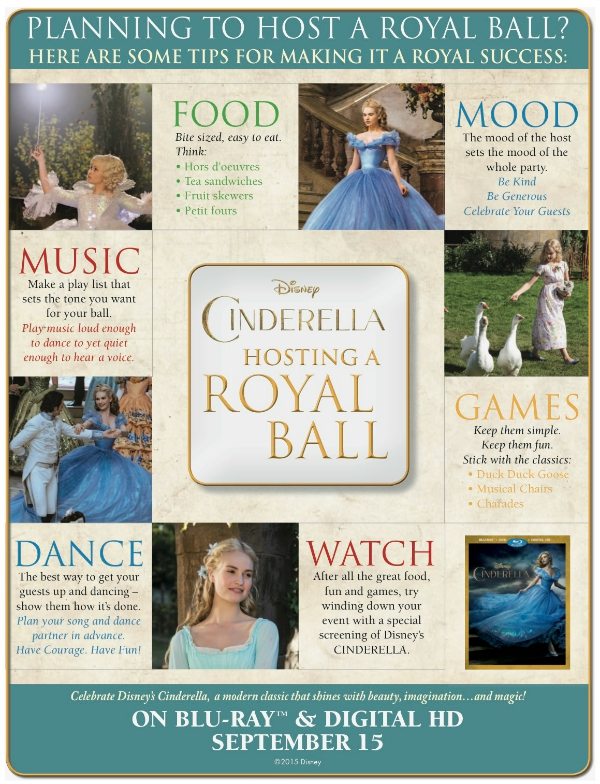 Free Printable Tips for Hosting a Disney Cinderella Royal Ball