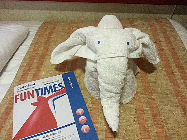 Towel Art on the Carnival Inspiration