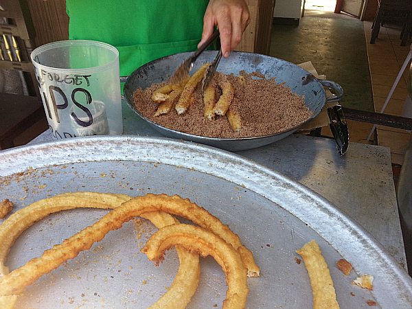 Fresh Churros at La Bufadora - Ensenada, Baja California, Mexico