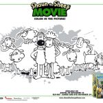 Shaun the Sheep Free Printable Coloring Sheet | Mama Likes This