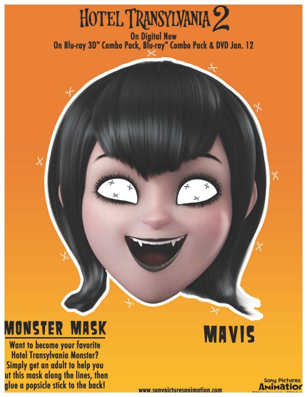 Hotel Transylvania Mavis Mask Craft