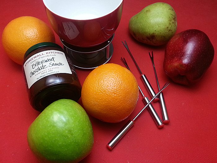 Gourmet Gift Baskets Dipping Delight Fruit & Chocolate Fondue Set Mama Likes This