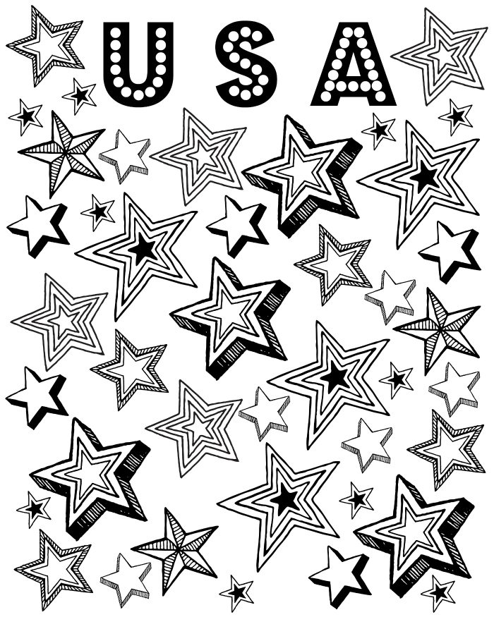 free printable patriotic stars coloring page mama likes this