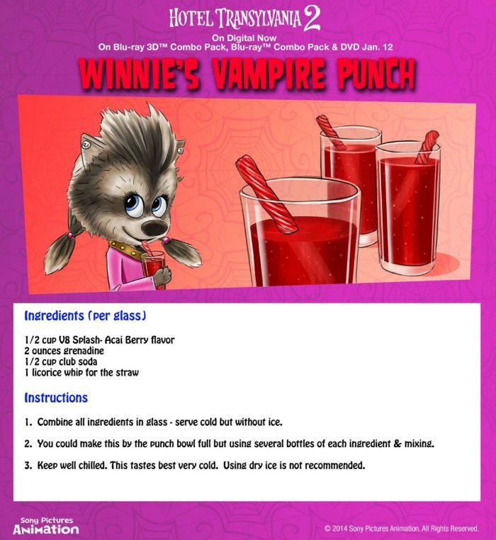Hotel Transylvania Vampire Red Punch Recipe