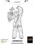 lego chewbacca coloring page