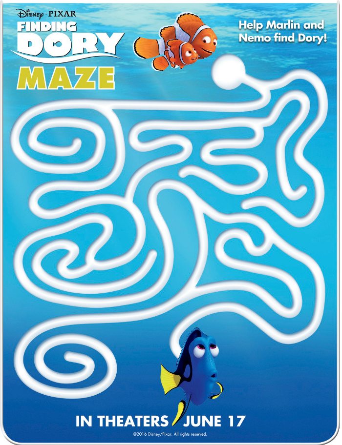 Disney Finding Dory Maze