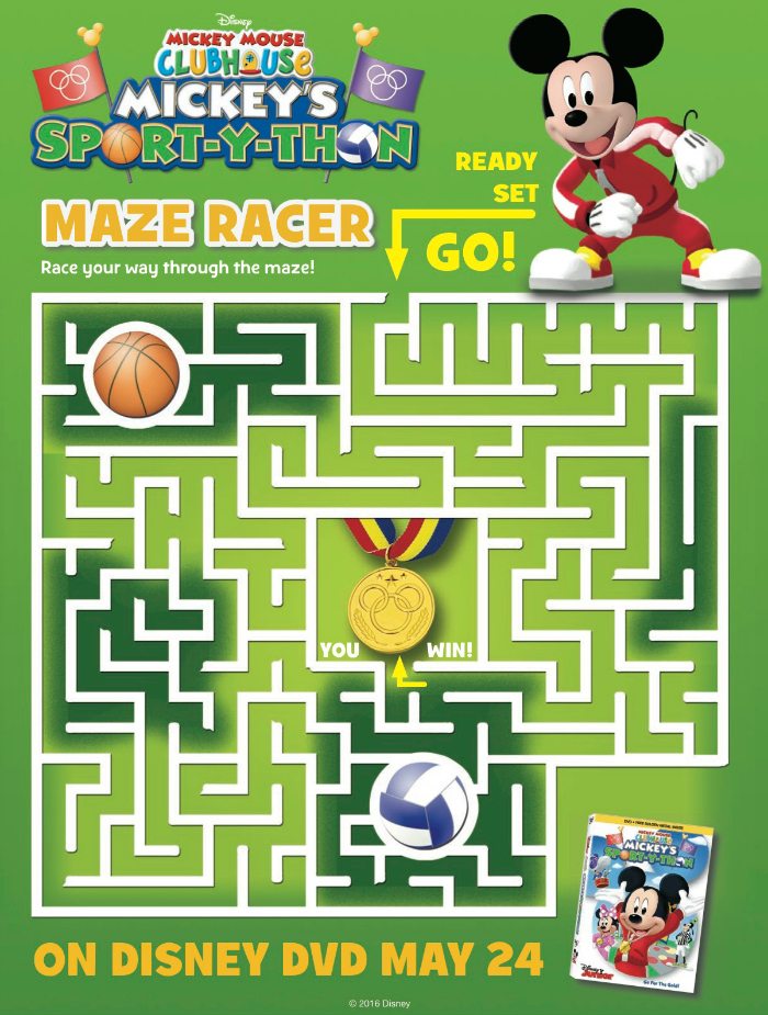 Free Mickey Mouse Clubhouse Maze