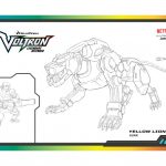 Voltron Black Lion Coloring Page | Mama Likes This