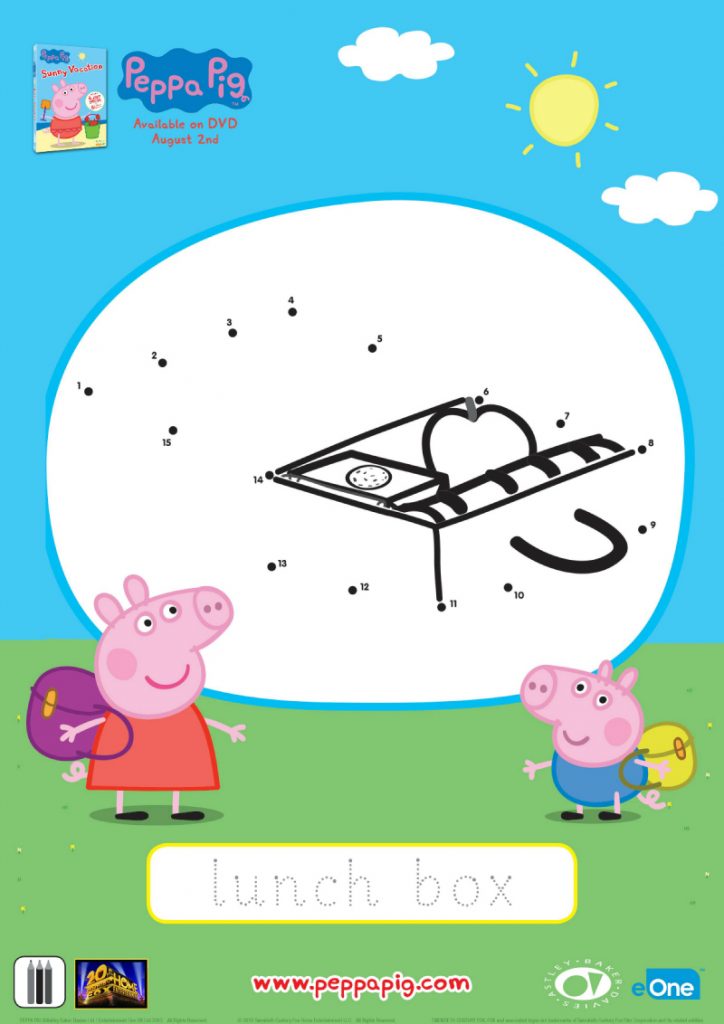 Peppa Pig Connect the Dots Lunch Box