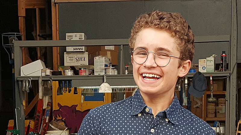 Sean Giambrone On The Set of The Goldbergs 