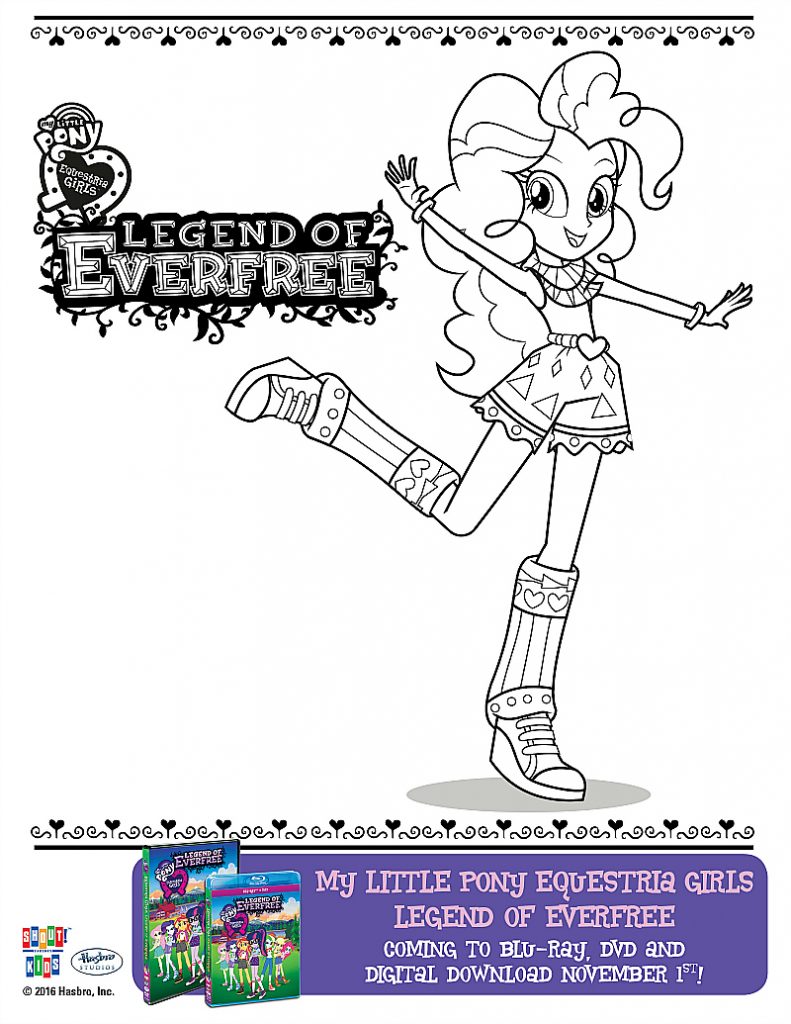 Discover My Little Pony Equestria Girls Coloring Pages