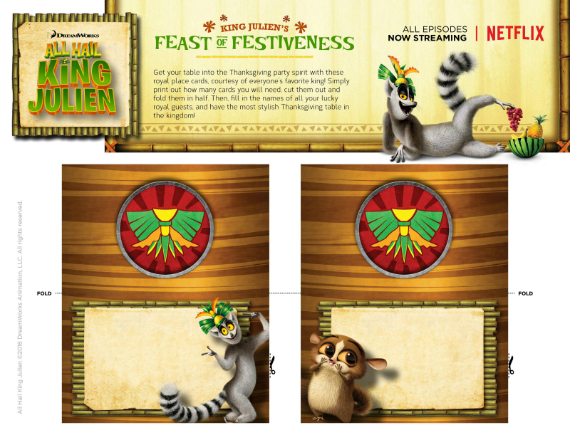 King Julien Printable Holiday Place Cards Craft Mama Likes This king-julien-printable-holiday-place-cards-craft-mama-likes-this