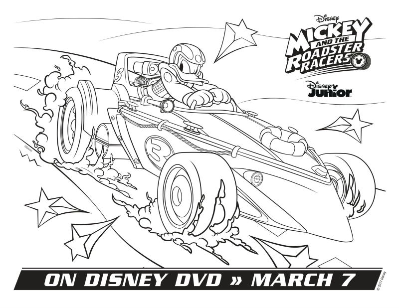Disney Donald Duck Coloring Page