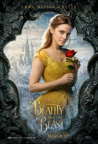 Emma Watson as Belle in Disney's Beauty and The Beast