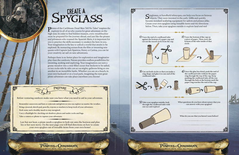Disney Pirate Spyglass Craft