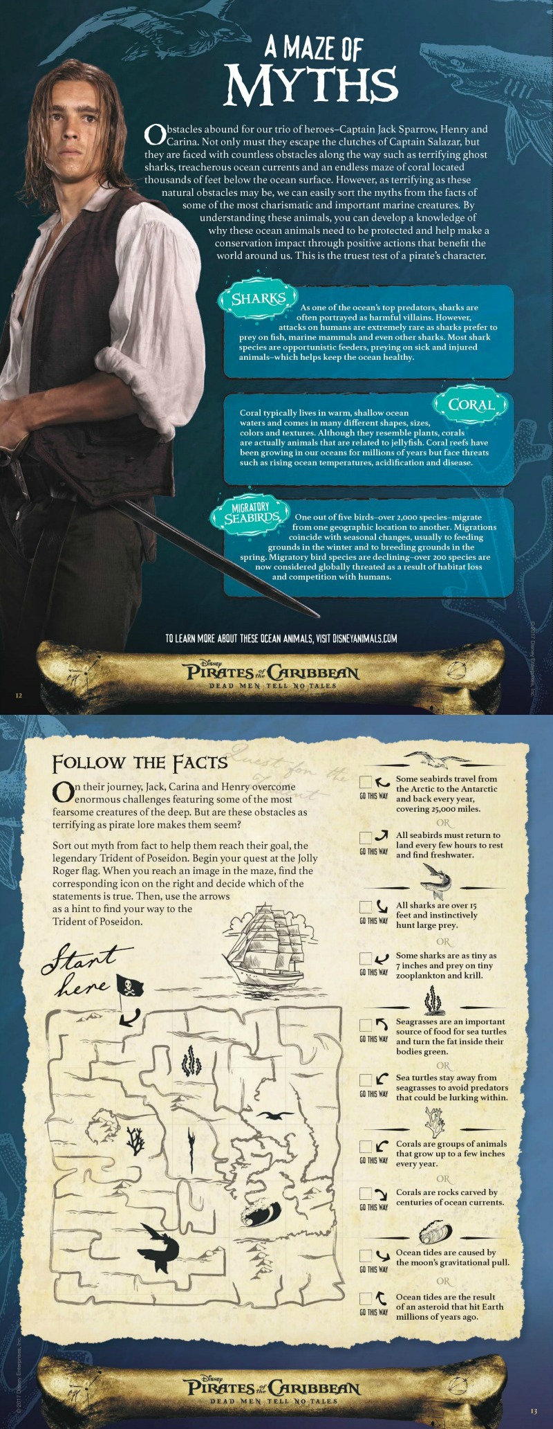 Free Printable Disney Pirates of The Caribbean Puzzle Page