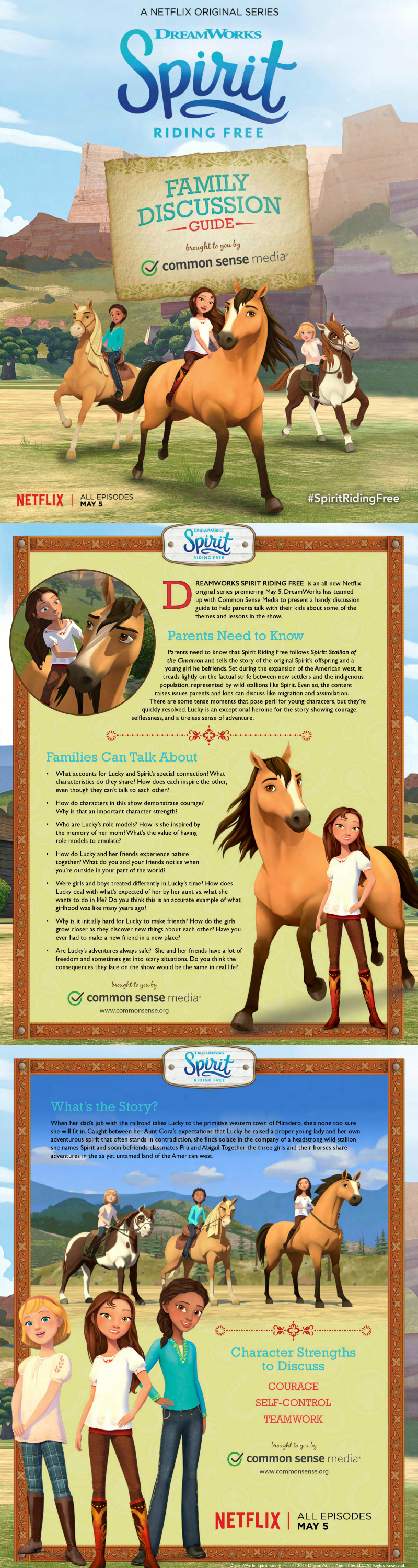 Spirit Riding Free Family Discussion Guide