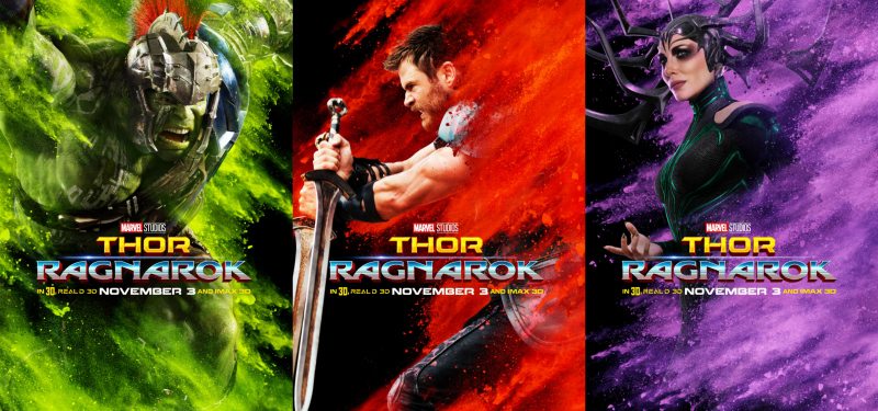 New Marvel Thor: Ragnarok Posters 