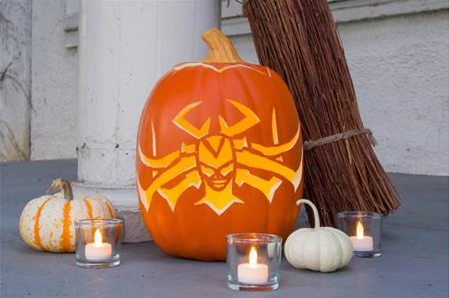 Free Thor: Ragnarok Printable Halloween Pumpkin