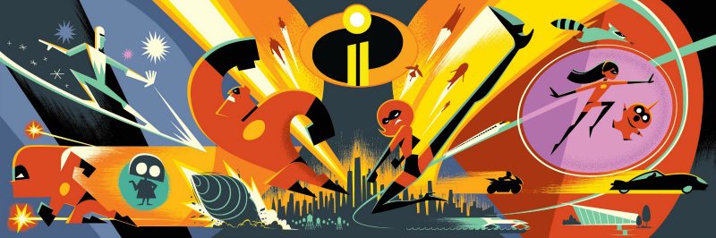 Disney Pixar Incredibles 2 Concept Art