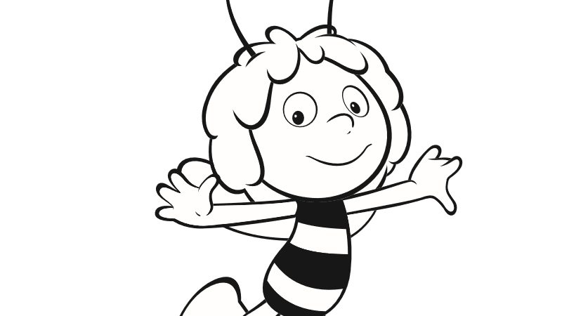 Download Bee Coloring Page Maya The Bee 2 Movie Free Printable
