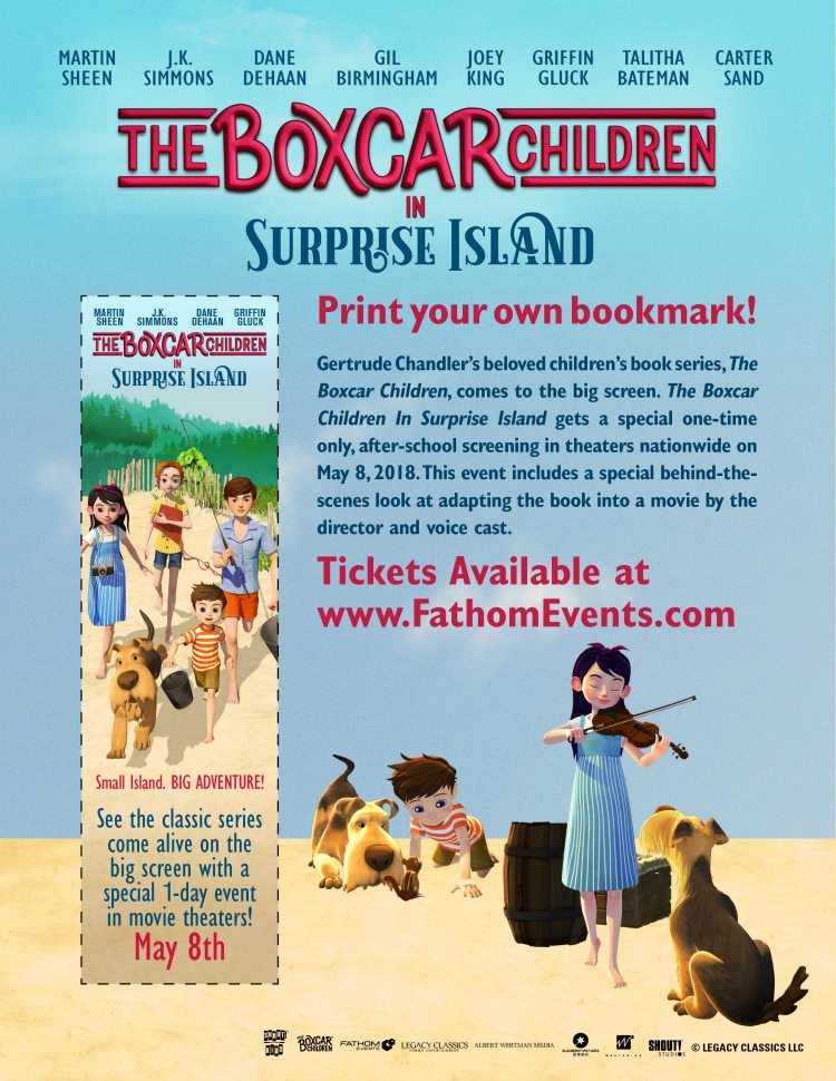 Boxcar Children Bookmark - Free Printable