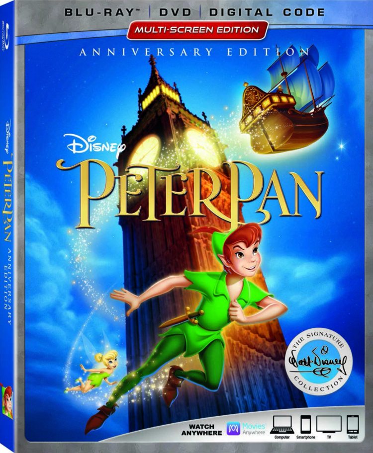 Peter Pan 65th Anniversary Blu-ray DVD